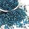 TOHO Round Seed Beads, Japanese Seed Beads, (274) Inside Color AB Crystal/Green Teal Lined, 6/0, 4mm, Hole: 1.5mm, about 168pcs/10g