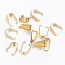 201 Stainless Steel Snap on Bails, Pendant Bails, Golden, 10x8x5mm