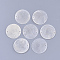 Capiz Shell Links connectors, Flat Round, WhiteSmoke, 30x1mm, Hole: 1.4mm
