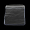 PVC Zip Lock Bags, Resealable Bags, Self Seal Bag, Rectangle, Clear, 8x6cm, Unilateral Thickness: 4.5 Mil(0.115mm)