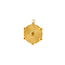 304 Stainless Steel Pendants, Hexagon Charms, Ion Plating(IP), Real 14K Gold Plated, 20x15mm