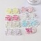 Transparent Acrylic Beads, Bear, Mixed Color, 32.2x30.4x15.4mm, Hole: 4.2mm