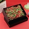 Christmas Raffia Crinkle Cut Paper Shred Filler, for Gift Wrapping & Easter Basket Filling, Colorful, 28x28cm