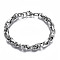 Non-Tarnish 201 Stainless Steel Rope Chain Bracelet for Men Women, Stainless Steel Color, 9-1/8 inch(23cm)