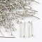 Brass Ball Head pins, Cadmium Free & Lead Free, Platinum, 25x0.5mm, 24 Gauge, Head: 2mm