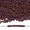 TOHO 11/0 Demi Round Beads, Japanese Seed Beads, (703) Matte Color Mauve Mocha, 2.2x0.9mm, about 1733pcs/10g