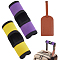 Boarding kit, including Neoprene Handle Cover, Handle Grips, Handle Wrap, with PU Leather Luggage Tag, Mixed Color, 150x140x5mm