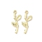 Alloy Pendants, Rack Plating, Leaf, Golden, 23x10x2mm, Hole: 1.4mm