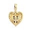 Goddess with Wing 304 Stainless Steel Pendants, Ion Plating(IP), Real 18K Gold Plated, 33x23.5x5.5mm, Hole: 7x3mm