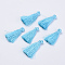 Polyester Tassel Pendant Decorations, Light Sky Blue, 70~72mm