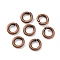 Brass Open Jump Rings, Cadmium Free & Lead Free, Red Copper, 5x1mm, Inner Diameter: 3mm, about 7142pcs/500g