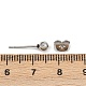 Фурнитура для сережек-гвоздиков из нержавеющей стали 304 STAS-F329-01A-P-3