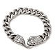 Браслеты из кубинских цепей из нержавеющей стали 304 для унисекс BJEW-A092-03P-4