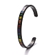 Браслет-манжета Rainbow Pride BJEW-F419-14EB-2