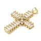 Стойки обшивки латунь микро проложить Циркон подвеску KK-F869-09G-2