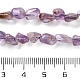 Натуральный фиолетовый лодолит кварцевый бисер пряди G-P497-01C-32-5