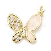 Латунные микро проложить кубического циркония подвески KK-H529-49G