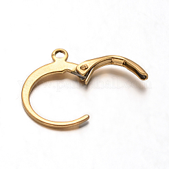 Ионное покрытие (ip) 316l хирургическая нержавеющая сталь фурнитура для сережек с застежкой-рычагом&nbsp;LS-STAS-F075-38G