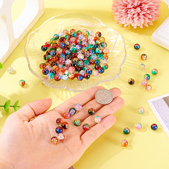 12 цвет стеклянных бусин с эффектом кракле CCG-TA0002-05A