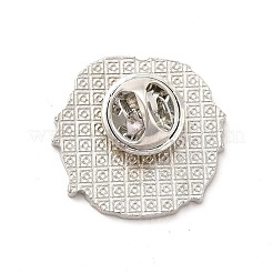 Эмалированная булавка с латунными защелками-бабочками&nbsp;JEWB-A006-05G