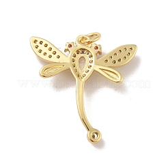 Латунные микро проложить кубического циркония подвески&nbsp;KK-B059-15G