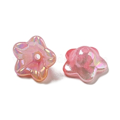 Переливающиеся акриловые шапочки для бусин OACR-C021-08A