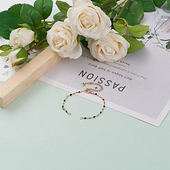 Pvd вакуумное покрытие 304 нержавеющая сталь звено цепи браслет изготовление AJEW-JB00870-05