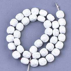 Окрашенного распылением немагнитных синтетических нитей гематита бусы&nbsp;G-T116-29-16