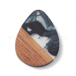 Подвески из перламутровой смолы и орехового дерева&nbsp;WOOD-C016-01I