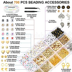 Наборы для изготовления браслетов из полимерной глины и пластиковых бусин ccb своими руками DIY-YW0012-70