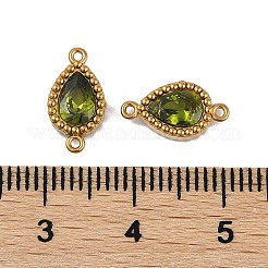 Ионное покрытие (ip) 304 нержавеющая сталь кубический цирконий каплевидные звенья соединительные подвески&nbsp;X-STAS-K256-23G