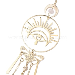 Украшение из латуни с подвеской в виде глаза бабочки&nbsp;HJEW-TA00225