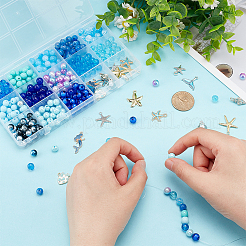 Наборы для самостоятельного изготовления бижутерии на морскую тематику&nbsp;DIY-PH0013-52