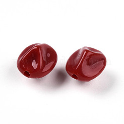 Непрозрачные акриловые бусины SACR-T017-34A