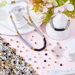 3500шт 5 цвета бусины из полимерной глины ручной работы&nbsp;CLAY-PA0001-25B