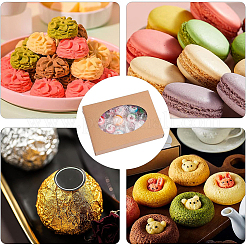 Складная творческая коробка крафт-бумаги&nbsp;CON-WH0085-29A