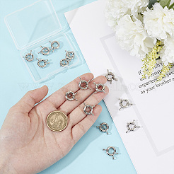 15 комплект латунных пружинных кольцевых застежек FIND-UN0015-73