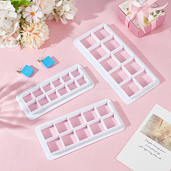 6шт. набор квадратных пластиковых формочек для полимерной глины 3-х размеров&nbsp;CELT-UN0001-05