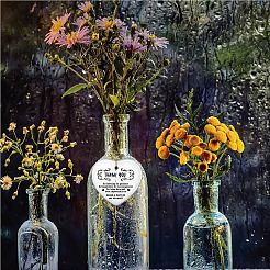 1 шт. фарфоровые большие подвески ручной работы AJEW-CN0002-04B