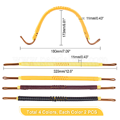 8шт. 4-х цветная пластиковая ручка для чайника FIND-PH0003-41