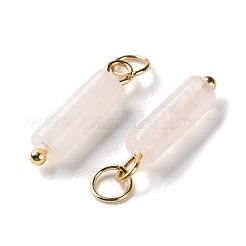 Природного розового кварца подвески STAS-C120-01G-02