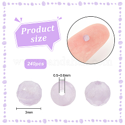 240 шт. Натуральные аметистовые бусины G-OC0004-63