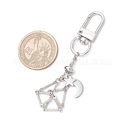 Латунный мешочек макраме пустой держатель для камня кулон украшение HJEW-JM03305