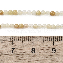 Природный Топаз нефрита бисер нитей G-Z116-A12-2mm