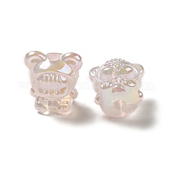 УФ-покрытие радужными переливающимися акриловыми бусинами PACR-M002-01E