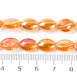 Стеклянные бусины с гальваническим покрытием &nbsp;EGLA-B005-01A-FR01