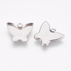 Подвеска-кабошон из нержавеющей стали 304 STAS-I097-055-01P