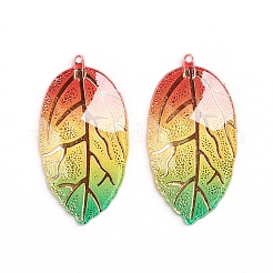 Подвески из смолы цвета радуги&nbsp;RESI-WH0008-31F