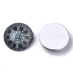 Flatback стеклянные кабошоны для поделок проектов&nbsp;GGLA-S047-12mm-06I