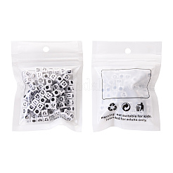 Поделки белые акриловые бусины&nbsp;MACR-YW0001-13